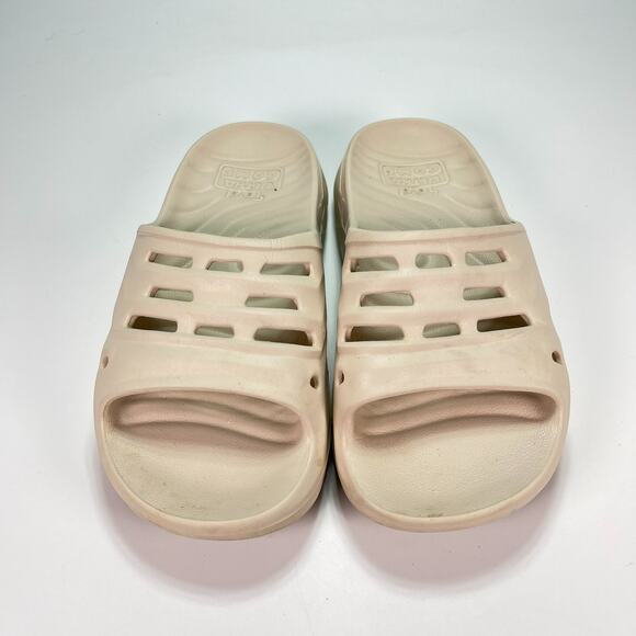Teva Apretrail Slide Beige Slip On Comfort Sandals Recovery Women’s Size 9 - Picture 3 of 10